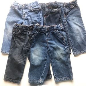 Bundle 5 Pairs of Jeans Size 18 Months